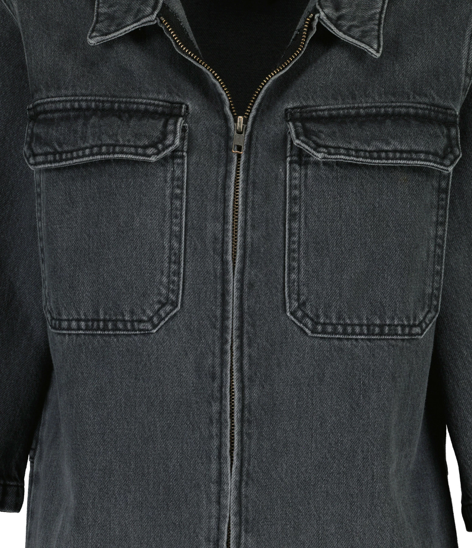 MODETROTTER Combishort Elvire Coton Gris 2 MODETROTTER Combishort Elvire Coton Gris - Image 2
