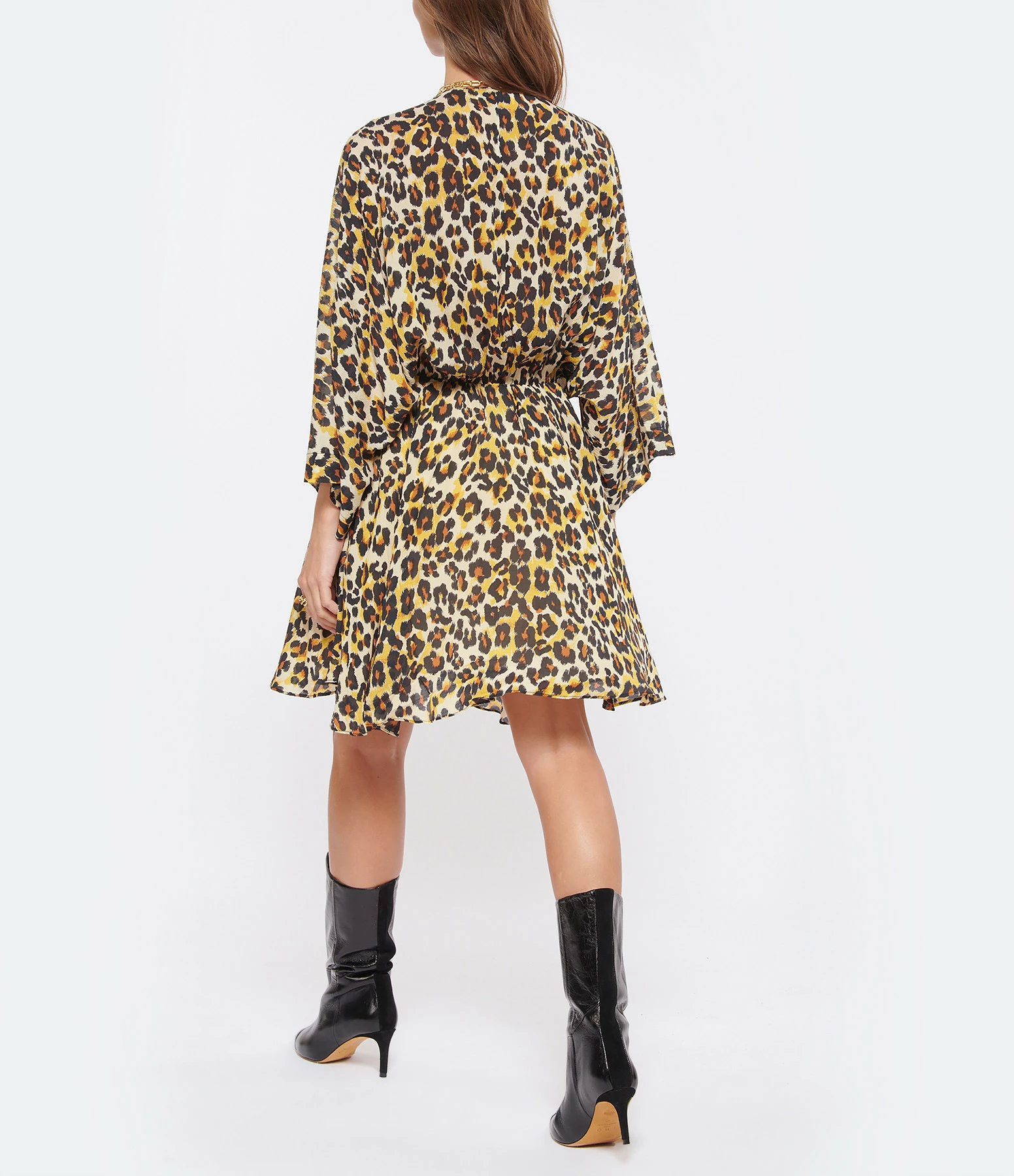 ESSENTIEL ANTWERP Robe Cutie Buckthorn Brown 4 ESSENTIEL ANTWERP Robe Cutie Buckthorn Brown - Image 4
