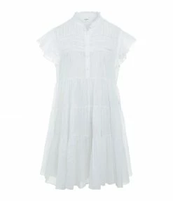 Boutique UGG 25 ISABEL MARANT ÉTOILE Robe Lanikaye Coton Blanc