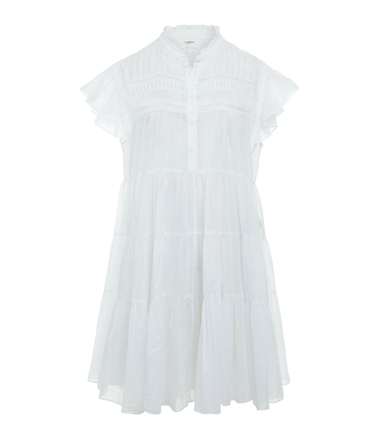 ISABEL MARANT ÉTOILE Robe Lanikaye Coton Blanc 1 ISABEL MARANT ÉTOILE Robe Lanikaye Coton Blanc