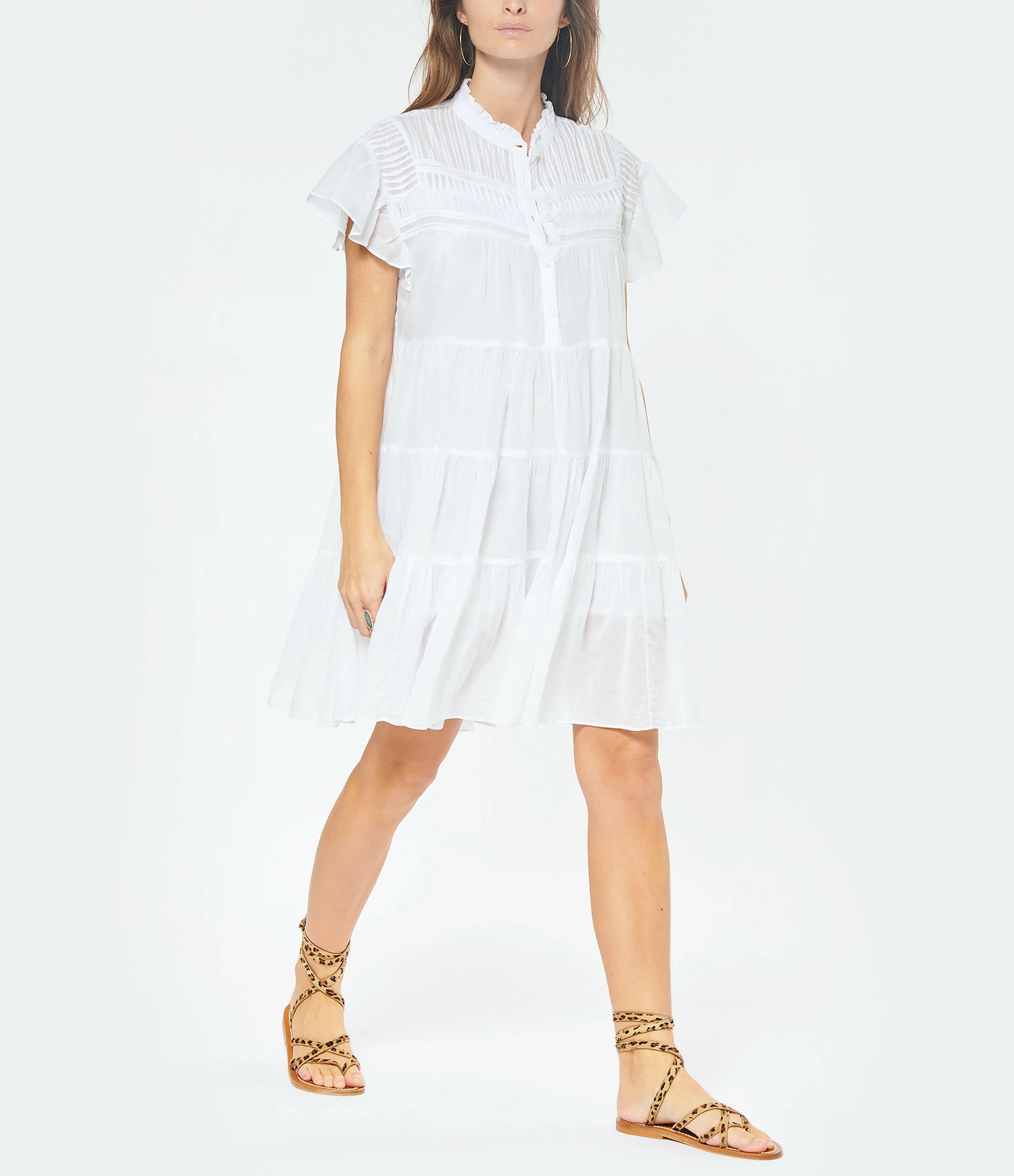 ISABEL MARANT ÉTOILE Robe Lanikaye Coton Blanc 3 ISABEL MARANT ÉTOILE Robe Lanikaye Coton Blanc - Image 3