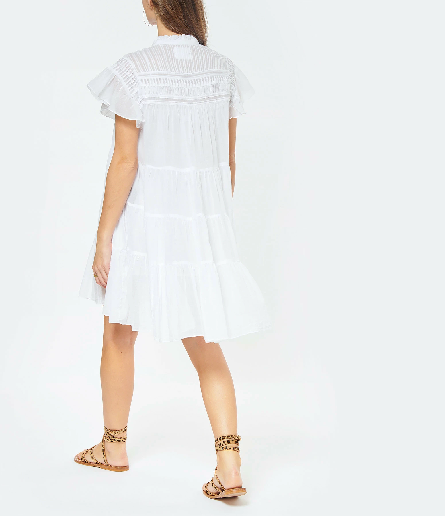 ISABEL MARANT ÉTOILE Robe Lanikaye Coton Blanc 4 ISABEL MARANT ÉTOILE Robe Lanikaye Coton Blanc - Image 4