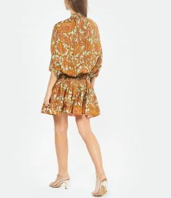 ZIMMERMANN Robe Tiggy Soie Imprimé Cachemire Pêche Menthe -Boutique UGG unnamed file 2361