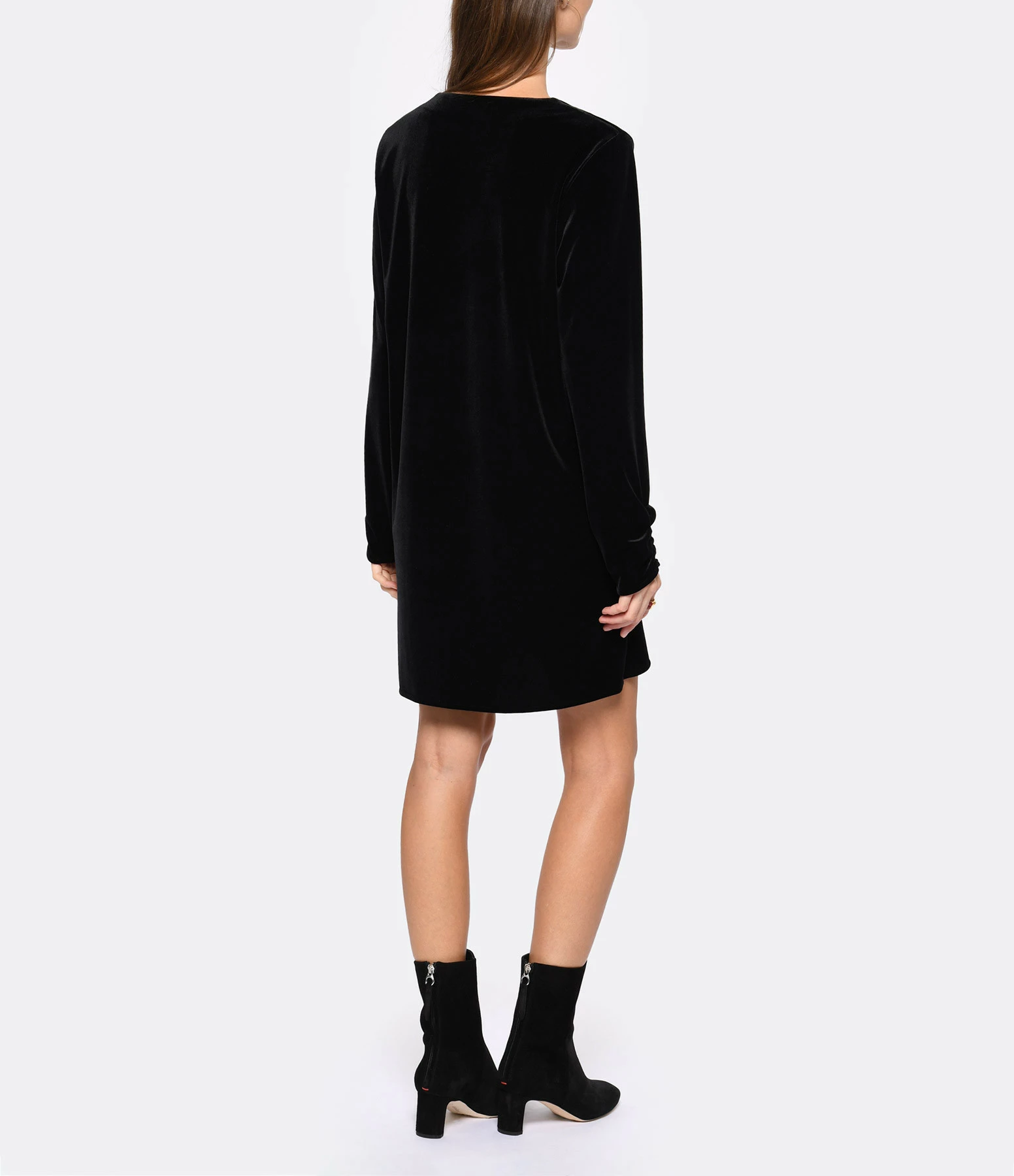 ELOAB Robe Aby Velours Noir 4 ELOAB Robe Aby Velours Noir - Image 4