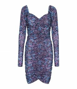 ROTATE Robe Imprimé Violet