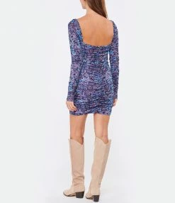 ROTATE Robe Imprimé Violet -Boutique UGG unnamed file 2400