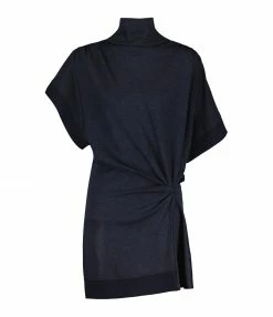 ISABEL MARANT Robe Clint Laine Vierge Midnight