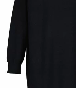 Alternative view of MAJESTIC FILATURES Robe Col Rond Coton Organique Noir