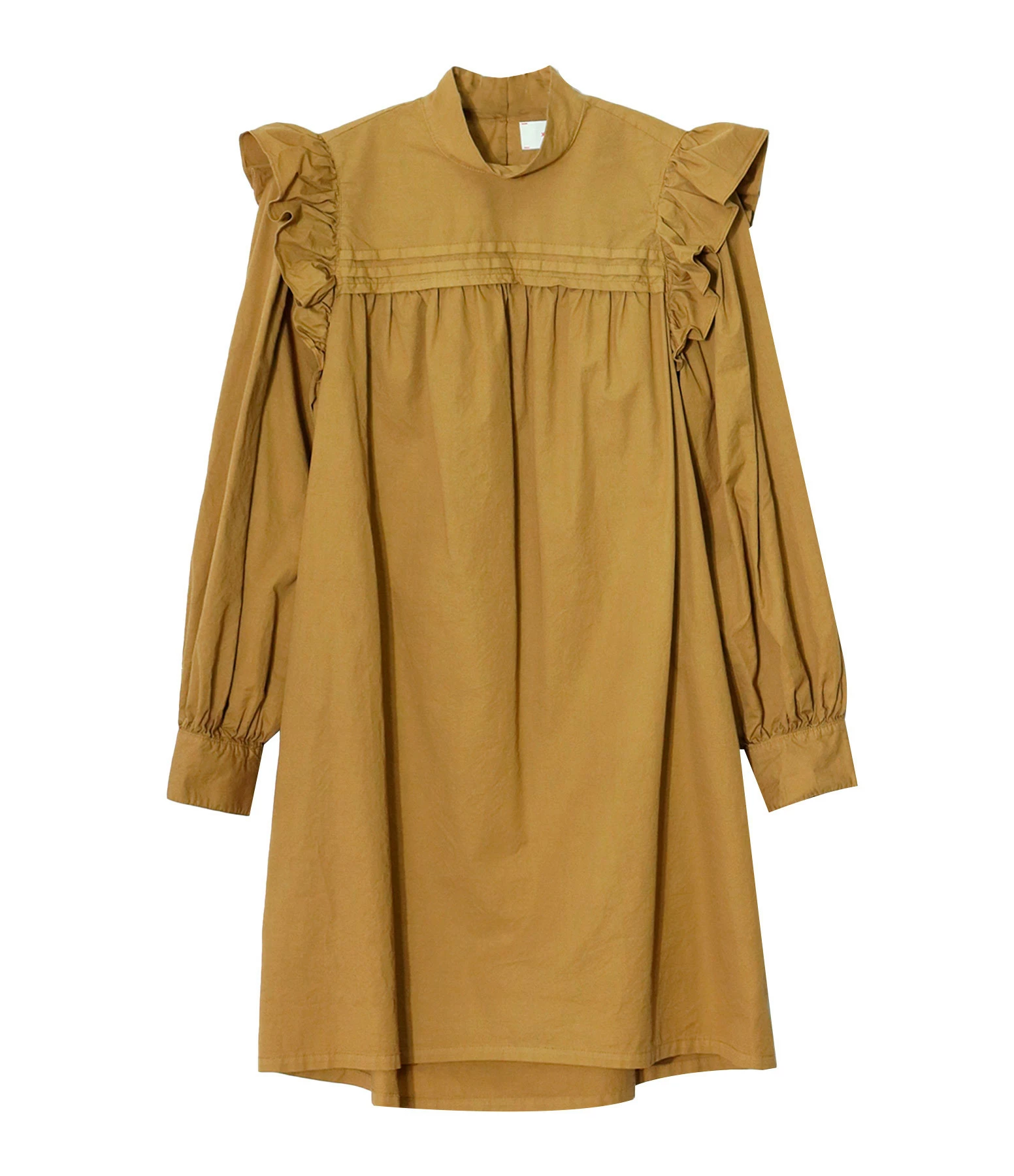 XIRENA Robe Nyla Coton Marron Gold 1 XIRENA Robe Nyla Coton Marron Gold