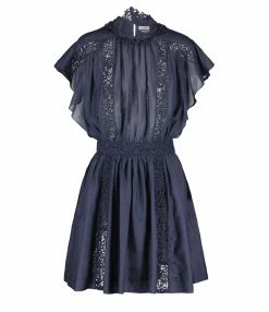 ISABEL MARANT ÉTOILE Robe Gisele Coton Bleu Nuit