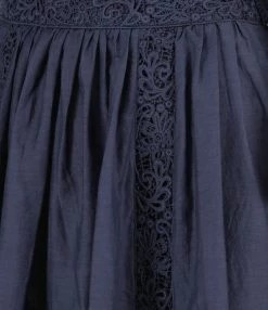 Alternative view of ISABEL MARANT ÉTOILE Robe Gisele Coton Bleu Nuit