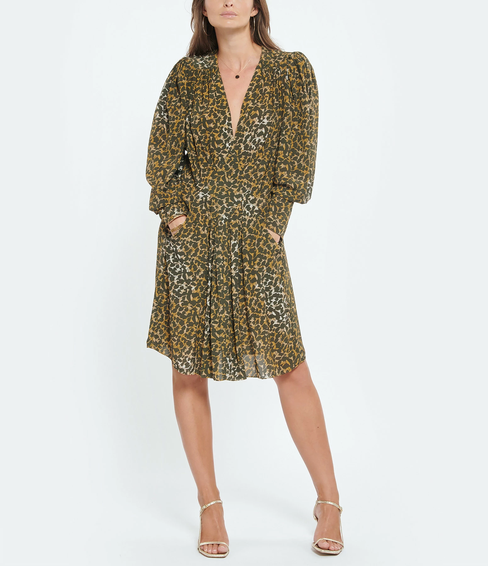 ISABEL MARANT ÉTOILE Robe Arone Bronze 3 ISABEL MARANT ÉTOILE Robe Arone Bronze - Image 3
