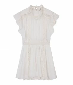 ISABEL MARANT ÉTOILE Robe Gisele Coton Blanc