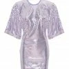 ROTATE Robe Masine Sequins Lavande