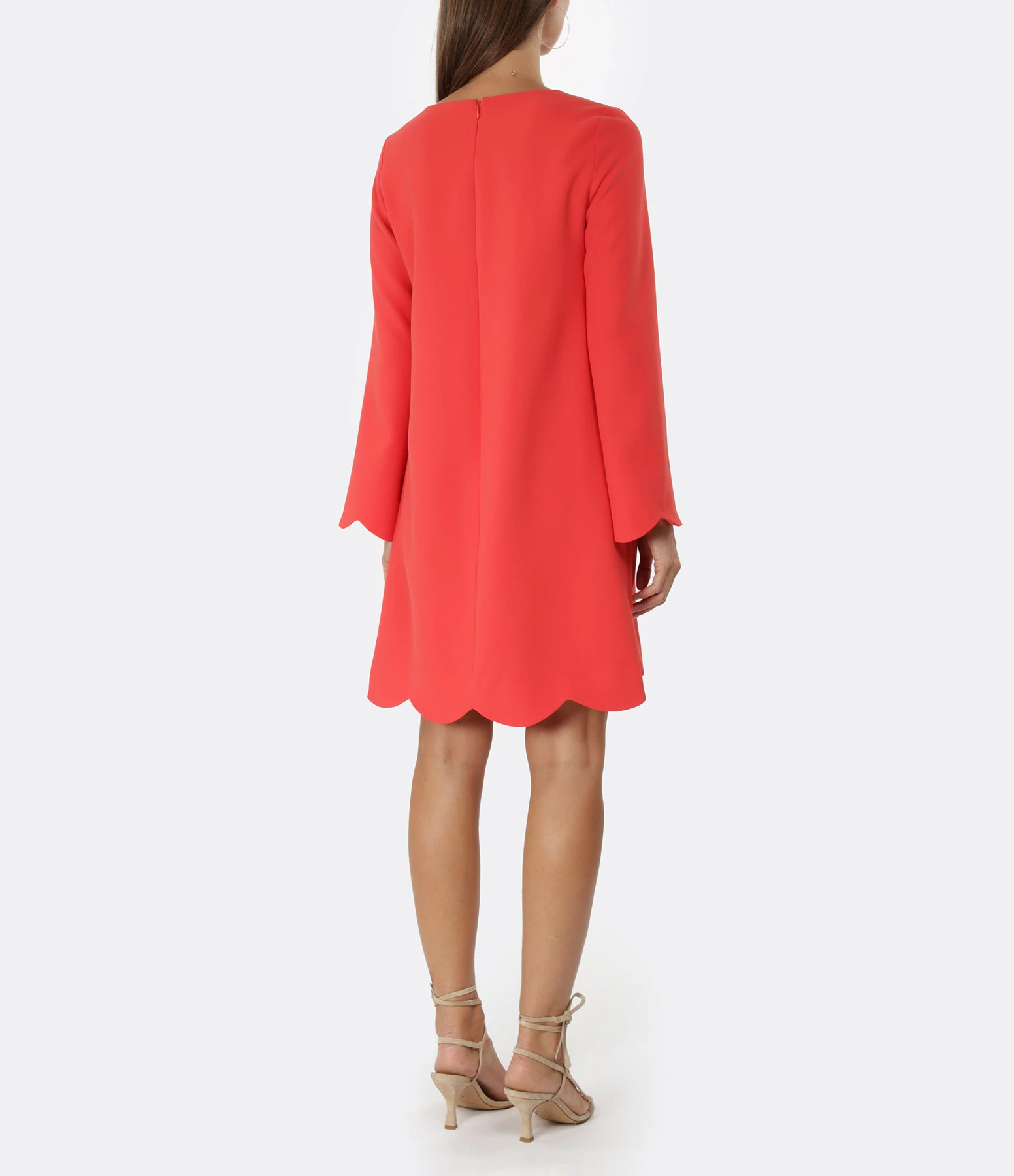 TARA JARMON Robe Ruoda Vermillon 3 TARA JARMON Robe Ruoda Vermillon - Image 3