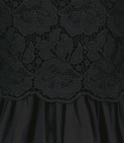 Alternative view of SEE BY CHLOE Robe Coton Noir