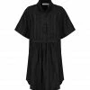 SEE BY CHLOE Robe Denim Coton Noir