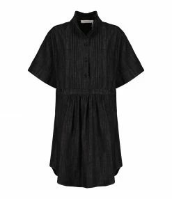 SEE BY CHLOE Robe Denim Coton Noir