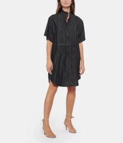 SEE BY CHLOE Robe Denim Coton Noir -Boutique UGG unnamed file 2558