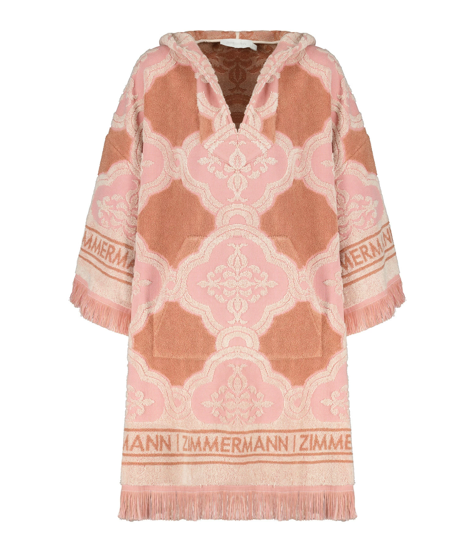 ZIMMERMANN Robe Jeannie Éponge Beige 1 ZIMMERMANN Robe Jeannie Éponge Beige