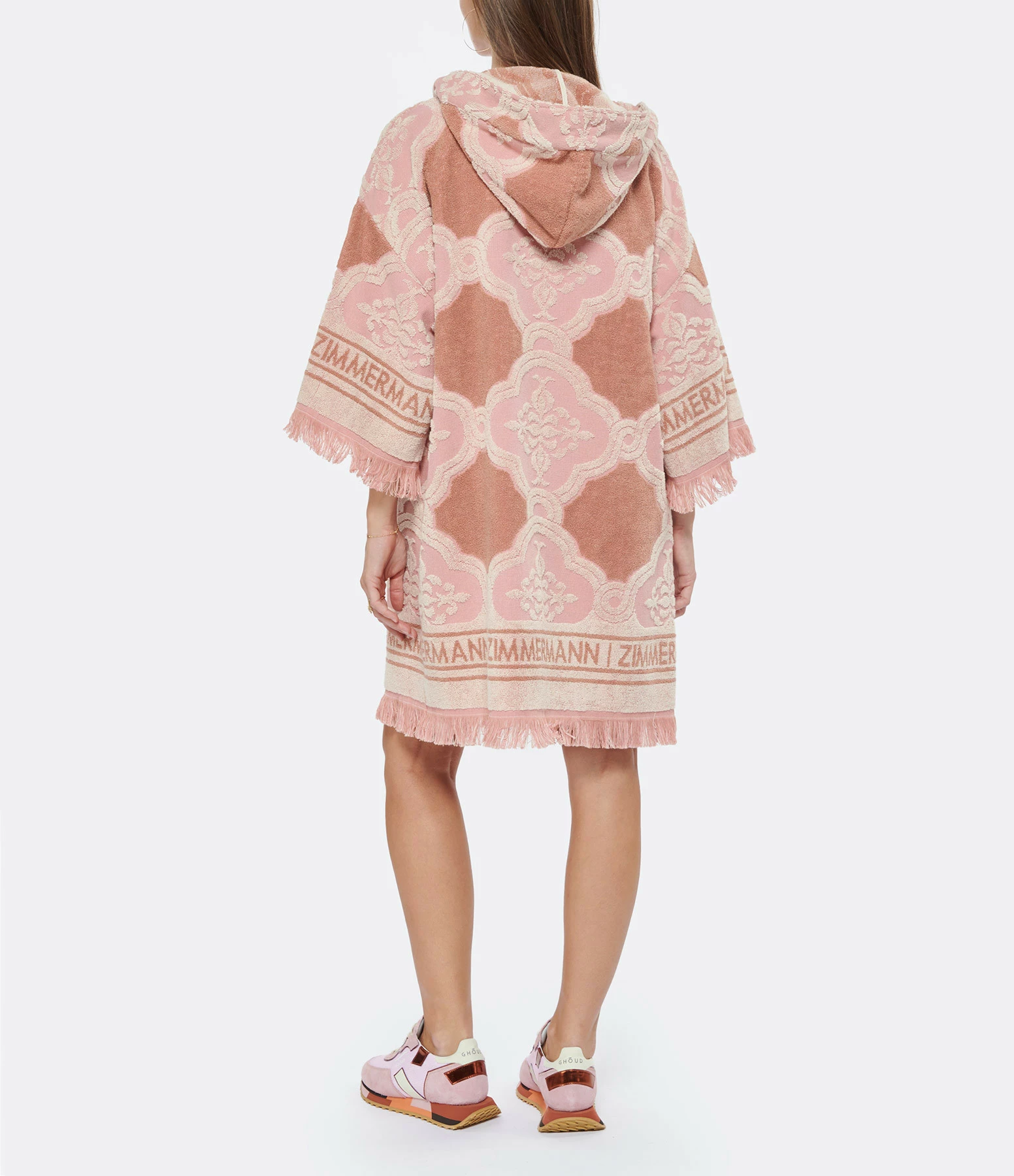 ZIMMERMANN Robe Jeannie Éponge Beige 4 ZIMMERMANN Robe Jeannie Éponge Beige - Image 4