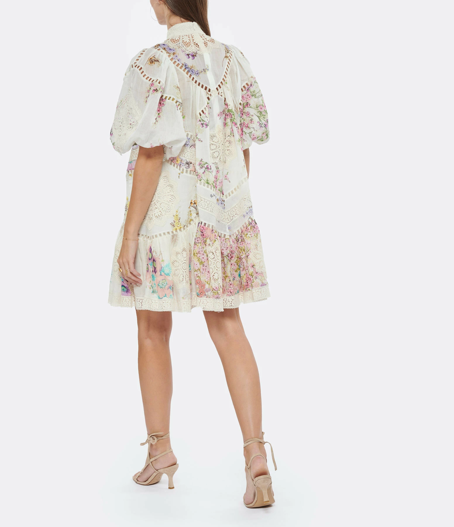 ZIMMERMANN Robe Mini Jude Fleurie 4 ZIMMERMANN Robe Mini Jude Fleurie - Image 4