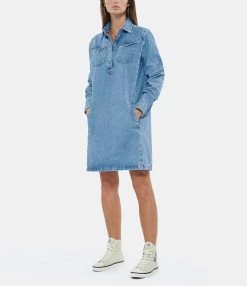 A.P.C. Robe Leana Bleu Clair 6 A.P.C. Robe Leana Bleu Clair -Boutique UGG unnamed file 2597