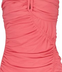 Alternative view of SELF PORTRAIT Robe Mini Bustier Rose