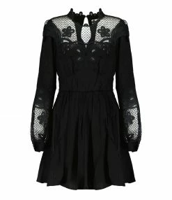 SELF PORTRAIT Robe Dentelle Noir