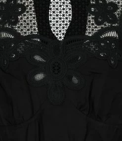 Alternative view of SELF PORTRAIT Robe Dentelle Noir