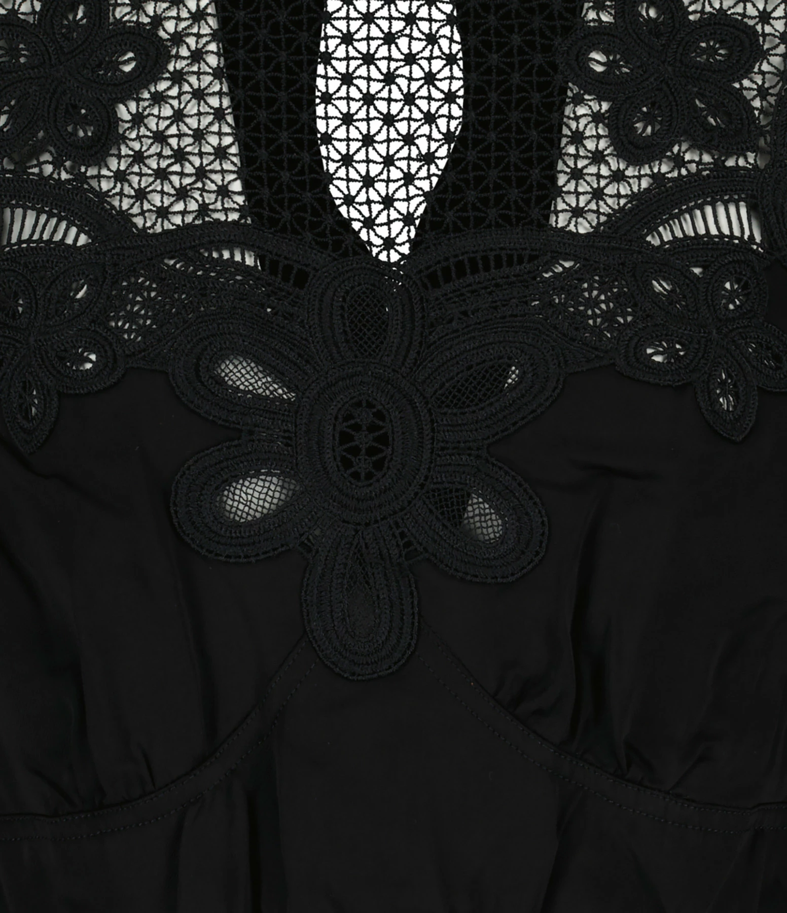 SELF PORTRAIT Robe Dentelle Noir 2 SELF PORTRAIT Robe Dentelle Noir - Image 2