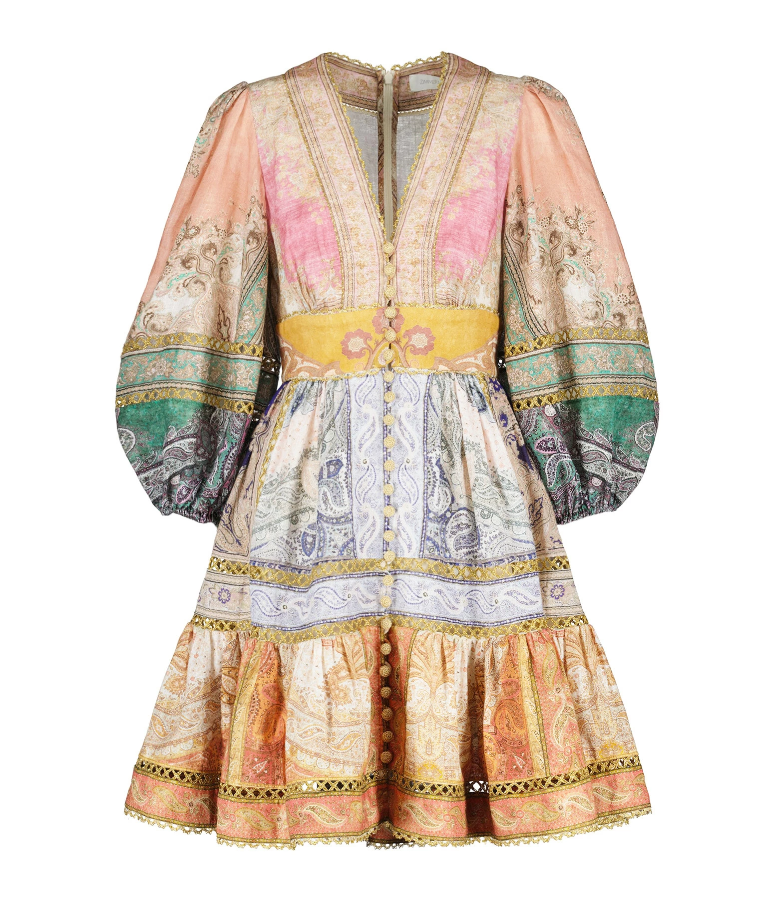 ZIMMERMANN Robe Anneke Fleurie Lin 1 ZIMMERMANN Robe Anneke Fleurie Lin