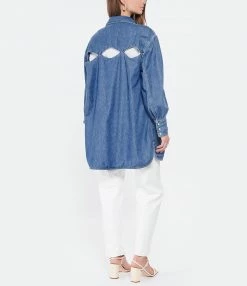 GANNI Chemise Denim Bleu Vintage -Boutique UGG unnamed file 2681