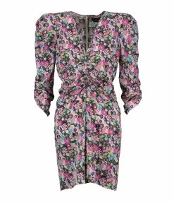 ISABEL MARANT Robe Alinizia Soie Rose