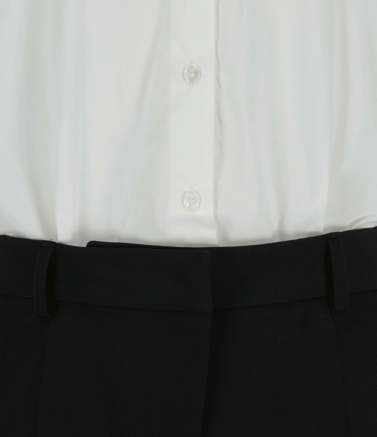 MM6 MAISON MARGIELA Robe Coton Noir Blanc 2 MM6 MAISON MARGIELA Robe Coton Noir Blanc - Image 2