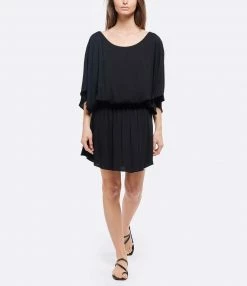 JEANNE VOULAND Robe Daho Smock Noir -Boutique UGG unnamed file 2708