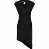 IRO Robe Ukari Noir Argenté