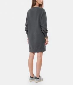 GOLDEN GOOSE Robe Sweatshirt Golden Coton Anthracite -Boutique UGG unnamed file 2749