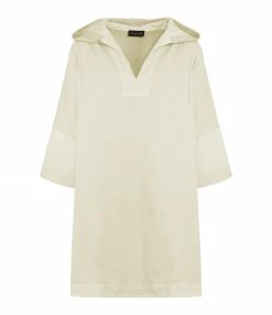 ROBERTO COLLINA Robe Coton Écru
