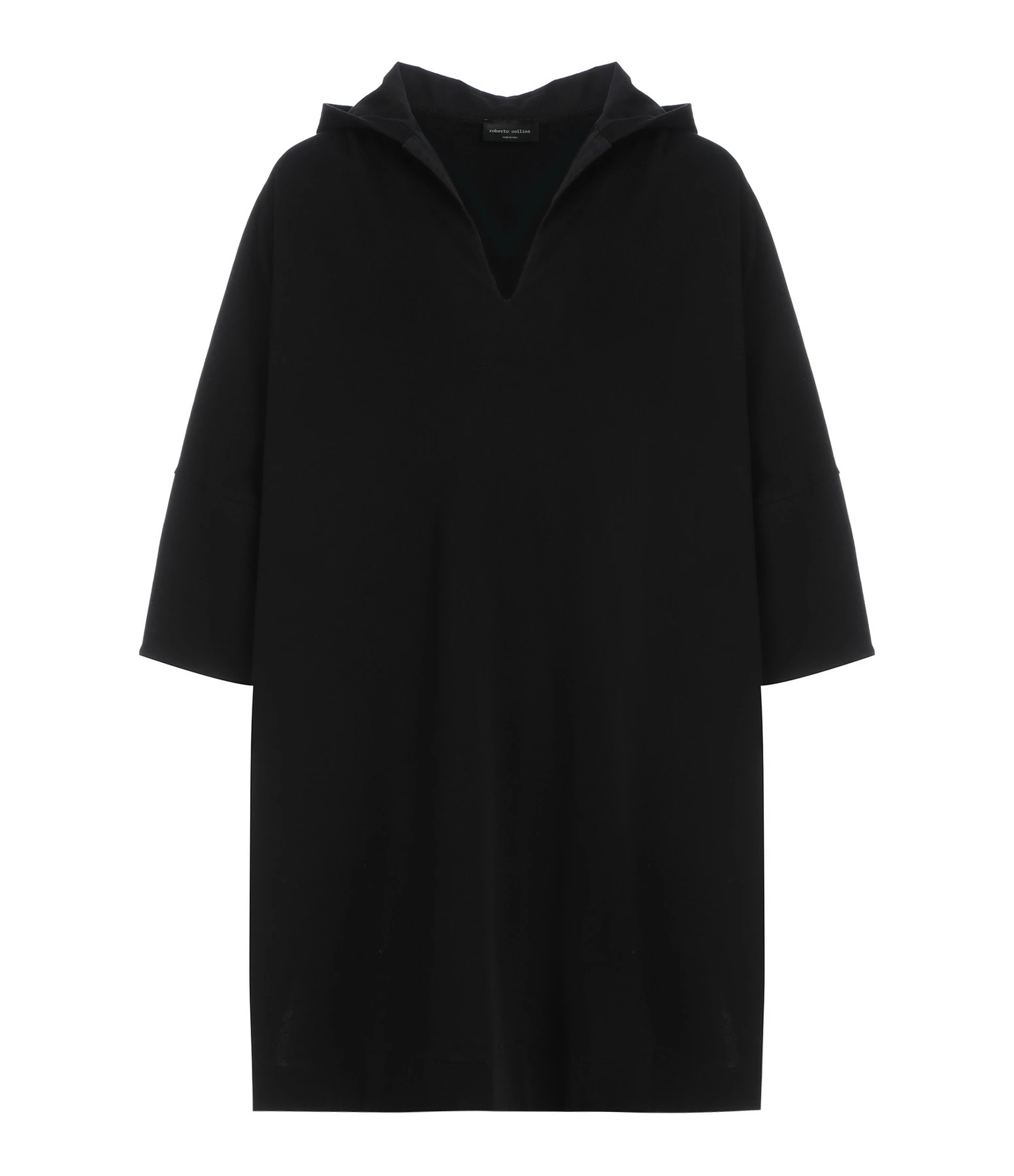 ROBERTO COLLINA Robe Coton Noir 1 ROBERTO COLLINA Robe Coton Noir