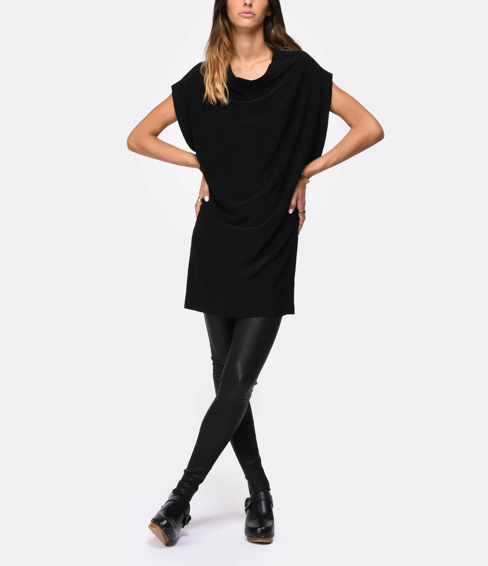 NORMA KAMALI Robe All In One Noir 6 NORMA KAMALI Robe All In One Noir - Image 6