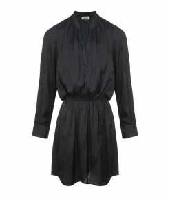 ZADIG & VOLTAIRE Robe Rinka Satin Noir