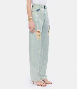 GOLDEN GOOSE Jean Denim Sequins Bleu 10 GOLDEN GOOSE Jean Denim Sequins Bleu -Boutique UGG unnamed file 277