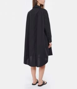 ROBERTO COLLINA Robe Chemise Coton Noir 7 ROBERTO COLLINA Robe Chemise Coton Noir -Boutique UGG unnamed file 2771