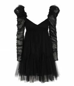 ZIMMERMANN Robe Mini Tulle Noir