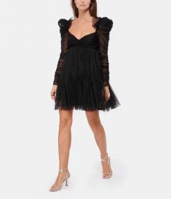 ZIMMERMANN Robe Mini Tulle Noir 6 ZIMMERMANN Robe Mini Tulle Noir -Boutique UGG unnamed file 2774