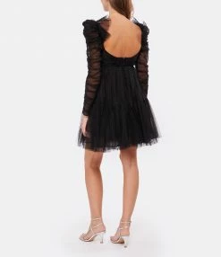 ZIMMERMANN Robe Mini Tulle Noir 7 ZIMMERMANN Robe Mini Tulle Noir -Boutique UGG unnamed file 2775