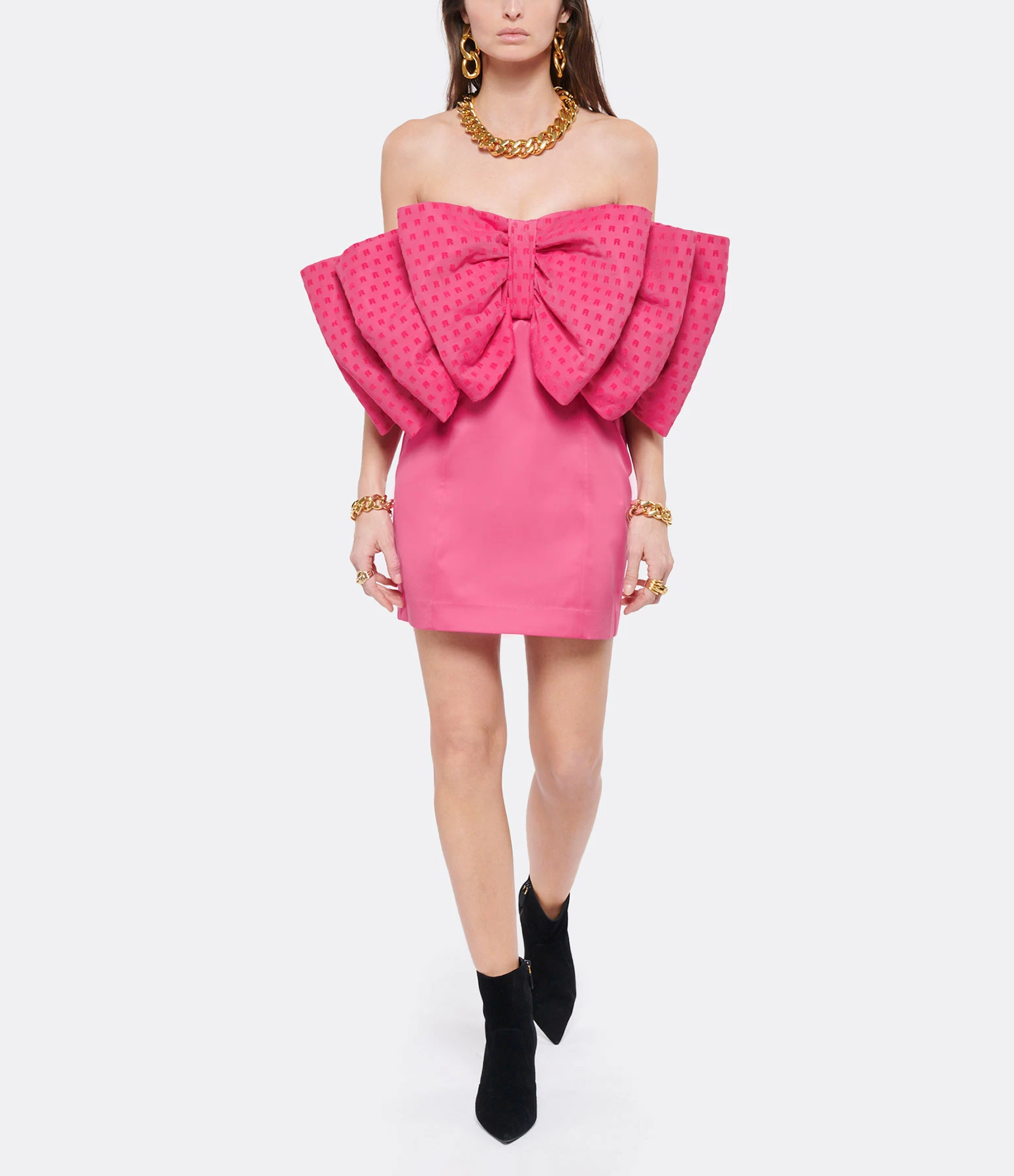 ROTATE Robe Nathalie Rose Violet 3 ROTATE Robe Nathalie Rose Violet - Image 3
