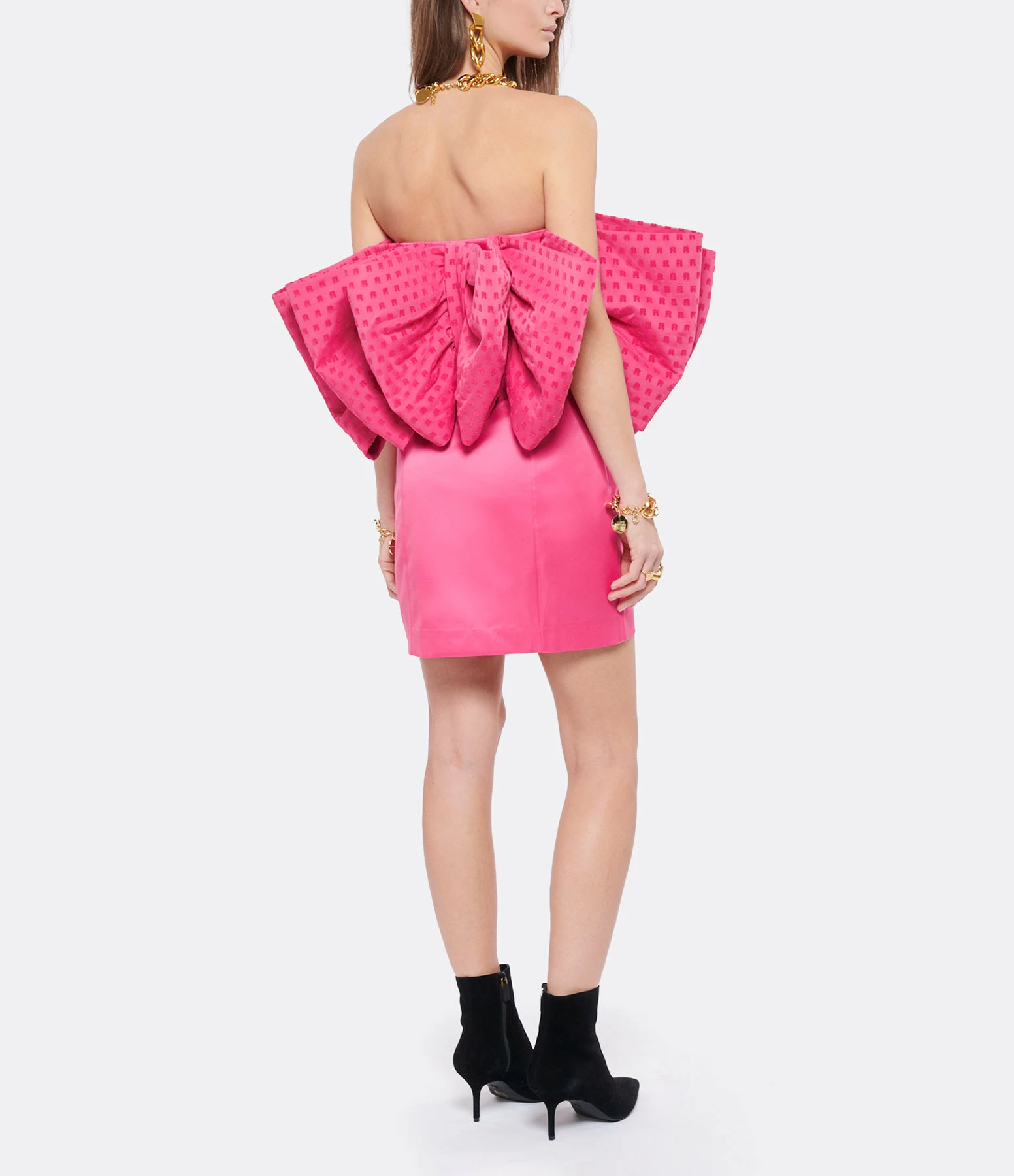 ROTATE Robe Nathalie Rose Violet 4 ROTATE Robe Nathalie Rose Violet - Image 4