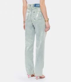 GOLDEN GOOSE Jean Denim Sequins Bleu 11 GOLDEN GOOSE Jean Denim Sequins Bleu -Boutique UGG unnamed file 278